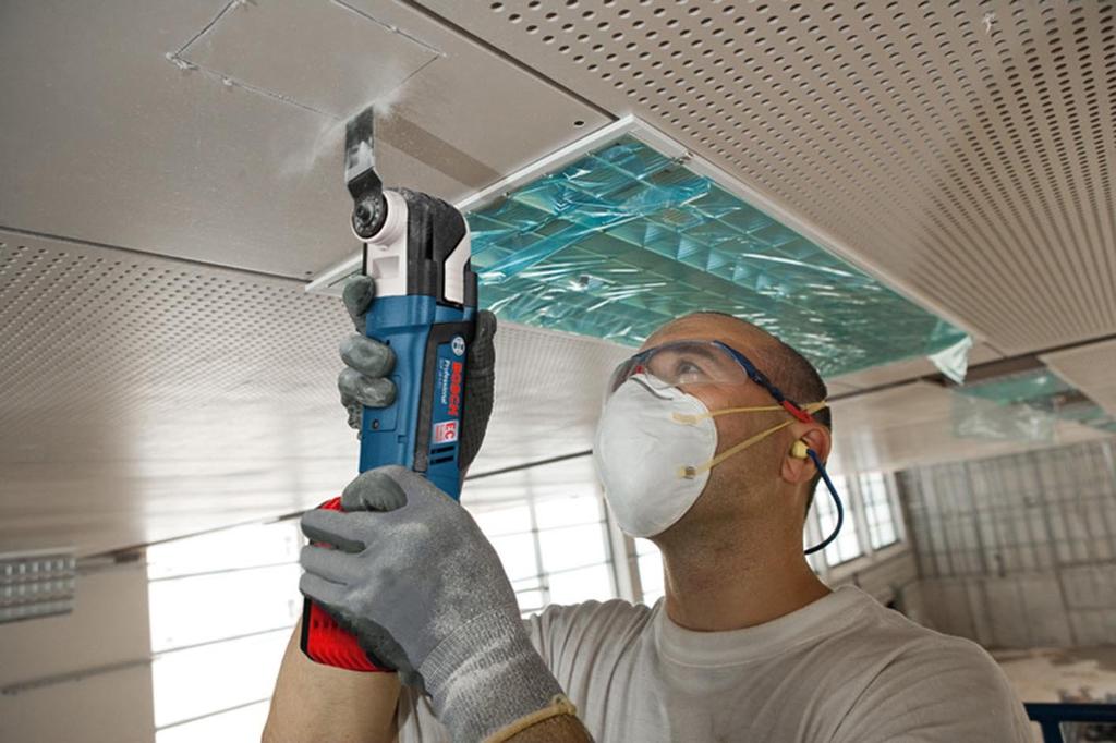 Bosch Professional 18V Cordless and 1 Carrying Case Multi-Tool (Cut Sewn) (6.0Ah Piece, Charger, Included) GMF18V-28