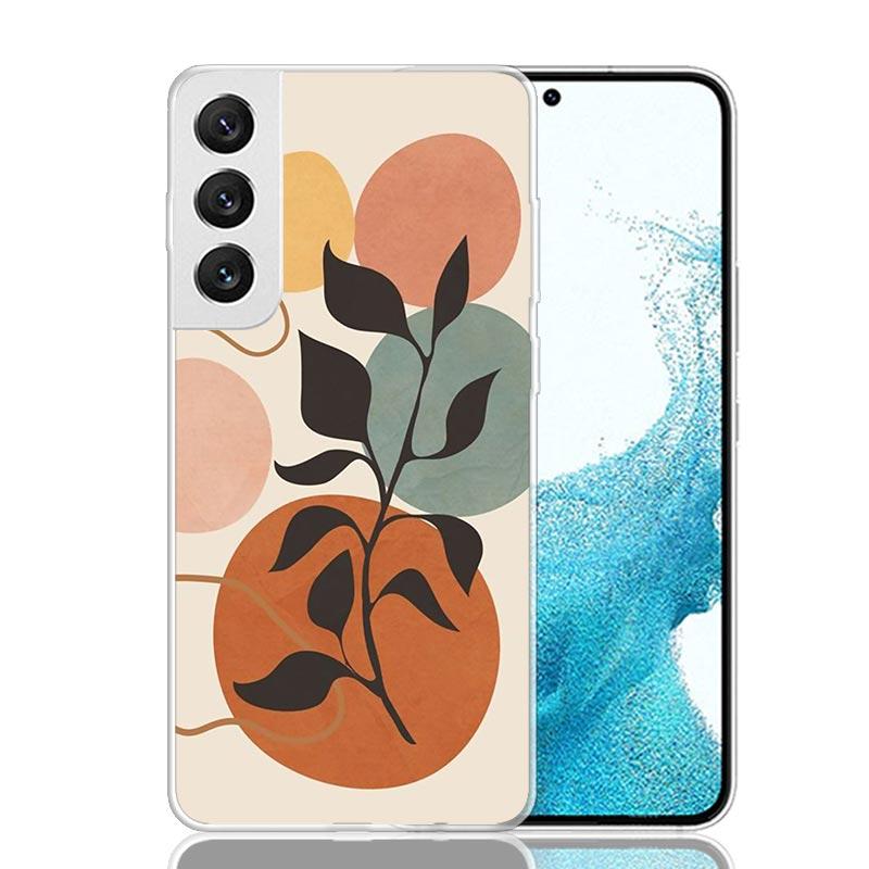 Abstract Women Face Line Phone Case For Samsung Galaxy S26 Ultra S23 S24 S25 Edge S20 FE S21 S22 Plus Soft Print Shell Cover Fun
