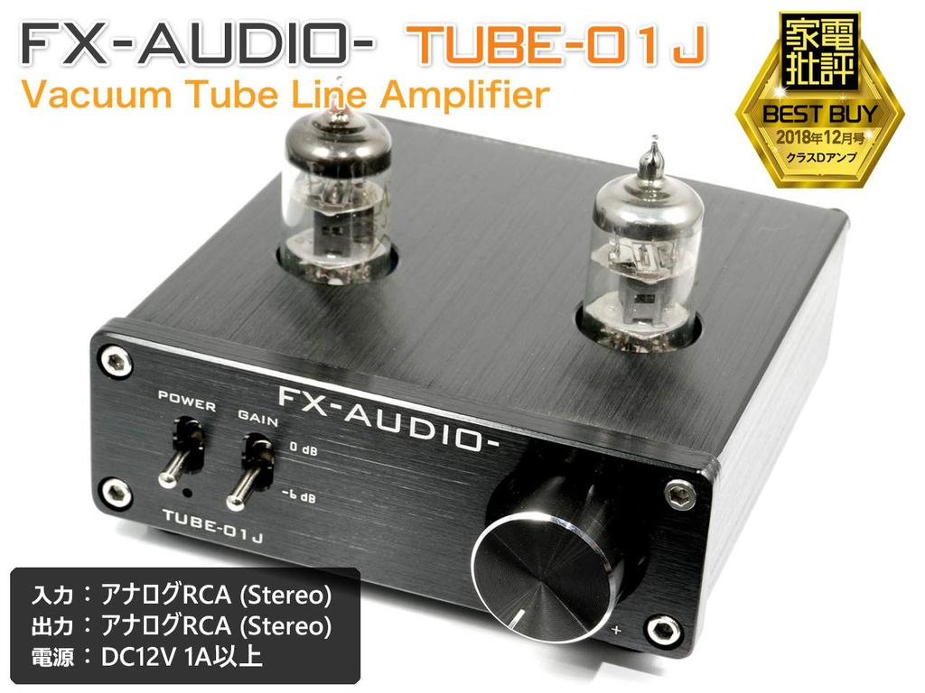 Vacuum Tube Preamp NFJ Original Model FX-AUDIO- TUBE-01J (line Amplifier) (black)