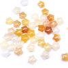 21pcs White Crystal Spacer Loose Beads Sodalite Jewelry Making Material  Necklace Earrings