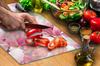 GLASS CUTTING BOARD 35x52 Flower