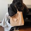 Retro Suede Underarm Bag Women's New Lazy Style Casual Tote Bag Large Capacity Commuter Shoulder Bag Tide