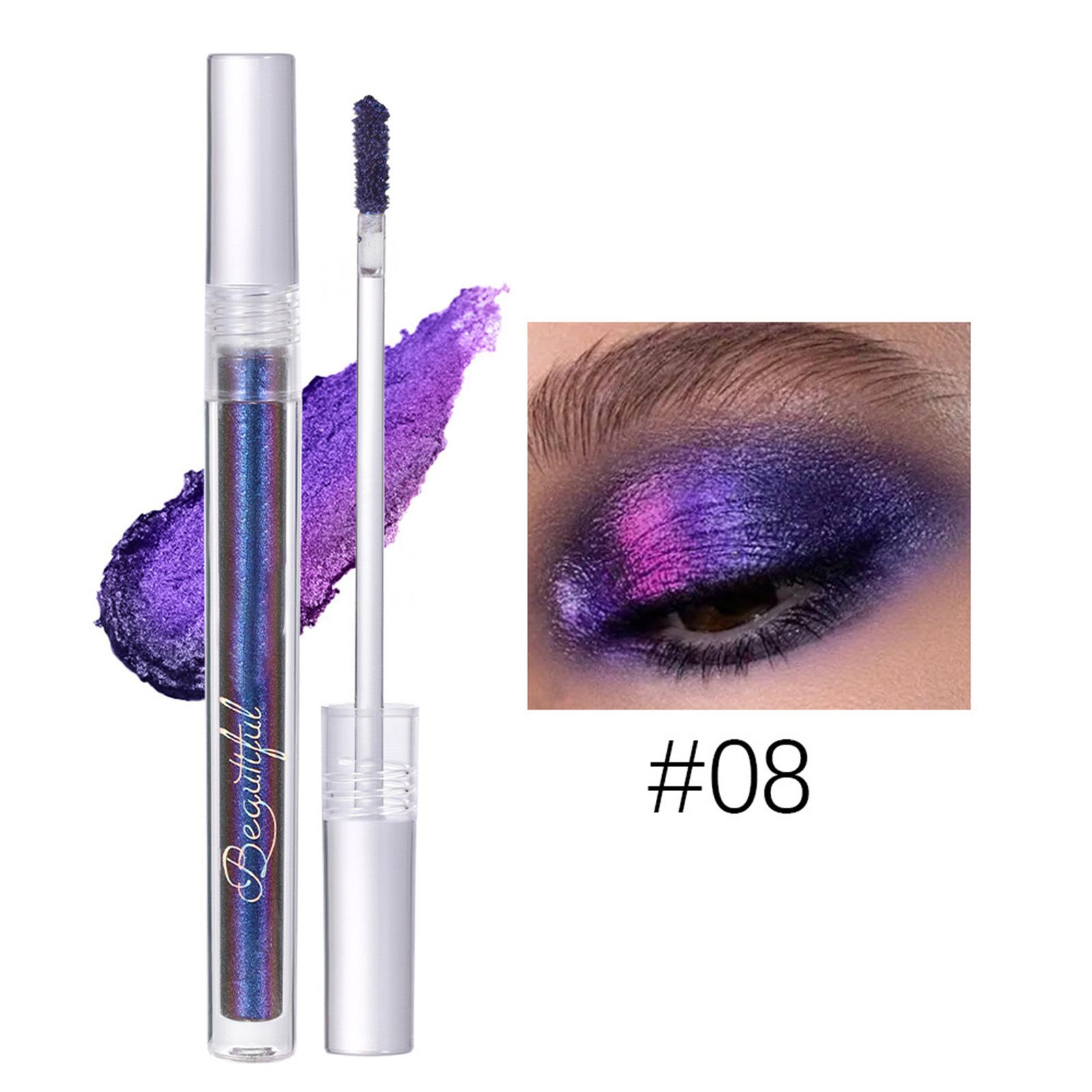 

Multichrome Liquid Glitter Eyeshadow 1Pc Shimmery Chameleon Eye Makeup Long Wearing Holographic Shine for Day to Night Wear One Size
