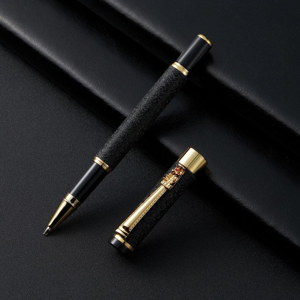 Business Metal Colors Signature Pens Chinese Dragon Style High-end  Elegant Fashion Frosted Writing School Gifts Pen Stationery