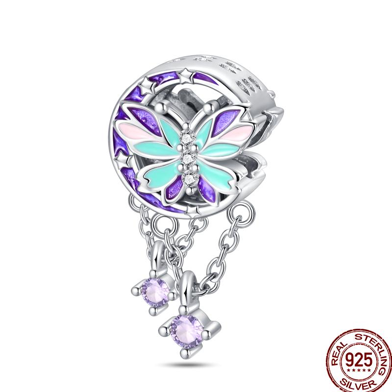 Copper Spring Insect Butterfly Series Gift Beads Suitable For 3Mm Original Bracelet Diy Birthday