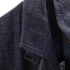 LANVIN LA COLLECTION Made in Japan Leinenmischung Karomuster Jacke 48 Herren Gebraucht