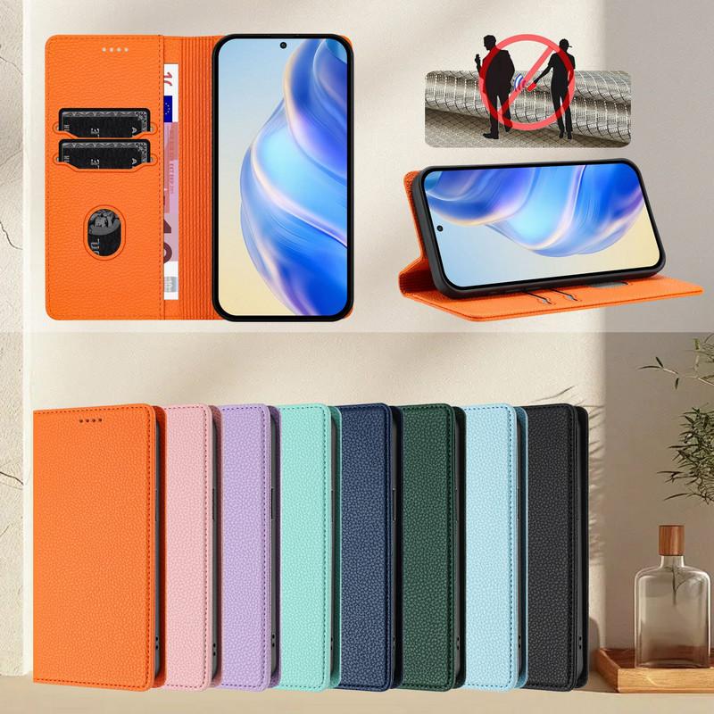 Flip Case For Tecno Camon 50 Pro 2026 RFID Blocking Leather Wallet Funda for Tecno Camon 50 Luxury Cover Camon 50 50Pro Etui