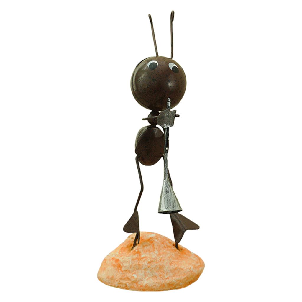 Iron Ants Garden Sculpture Weather Resistant Yard Ornaments Suitable For Outdoor Lawn Decoration And Plant Support Stake