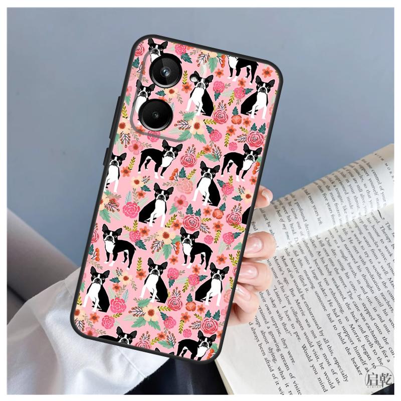 

Boston Terrier Dog For Realme C71 C55 C75 C67 C63 C51 C61 C53 C35 C65 11 12 13 14 15 Pro Plus GT6 GT7 Pro Case Realme GT7