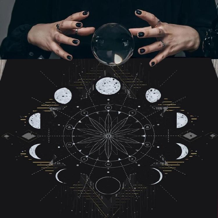 Divinations Tablecloth Moon Phases Astrologys Tarot Tablecloth Altars Cloth