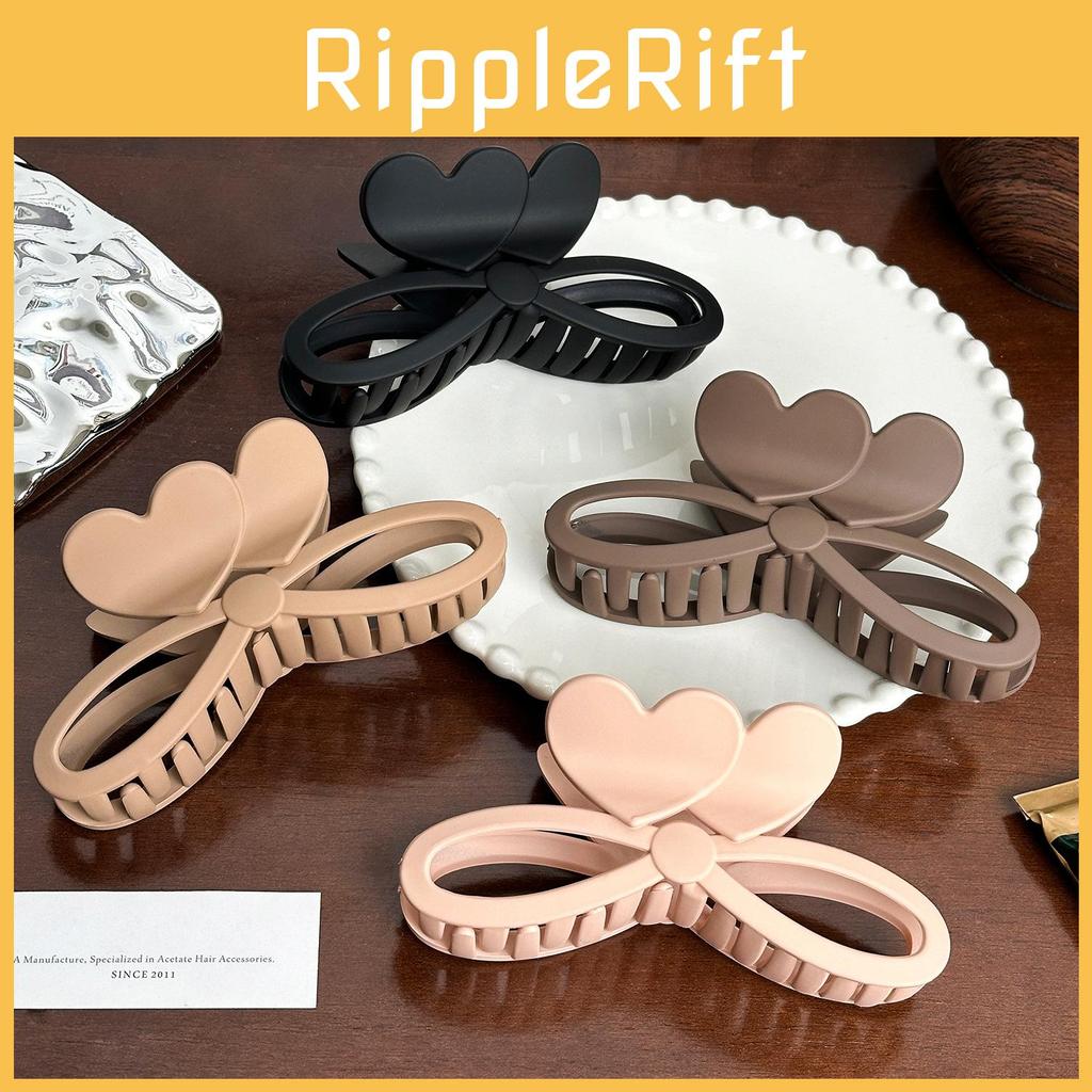 Heart Chic Oversized Hair Clip Handmade For Fashionable Womens Accessories Hair