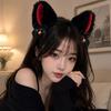 Sladká čelenka s kočičími oušky Kožešinové Lolita uši Pokrývka hlavy Doplněk do vlasů Cosplay Obruč do vlasů Halloween