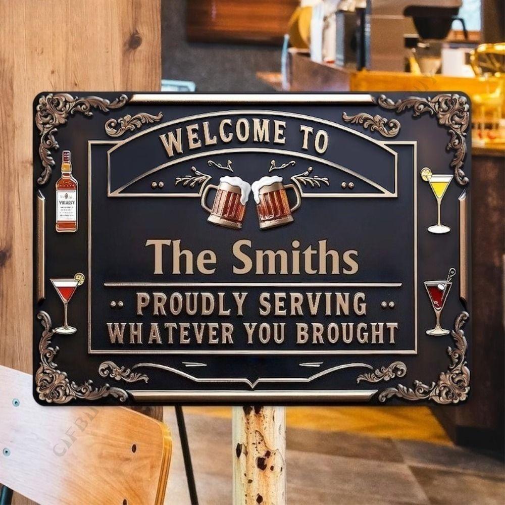 Beer poster on the wall, metal plaque 20x30cm