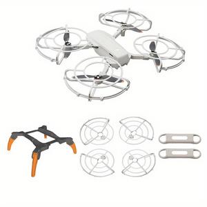 3 IN 1 Set Propeller Guard+Propeller Holder+Landing Gear for DJI Mavic Mini/Mini 2/Mini 4K/Mini SE/Mini 2 SE Drone Accessories