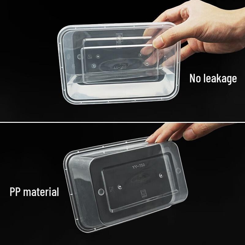 Disposable Transparent Plastic Takeout Containers