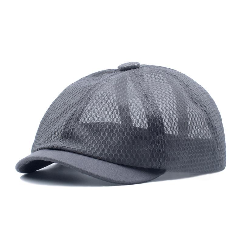 Шляпа от солнца Кепка от солнца Мужская летняя Кепка-газетчик Женская Кепка козырьком Берет серый
