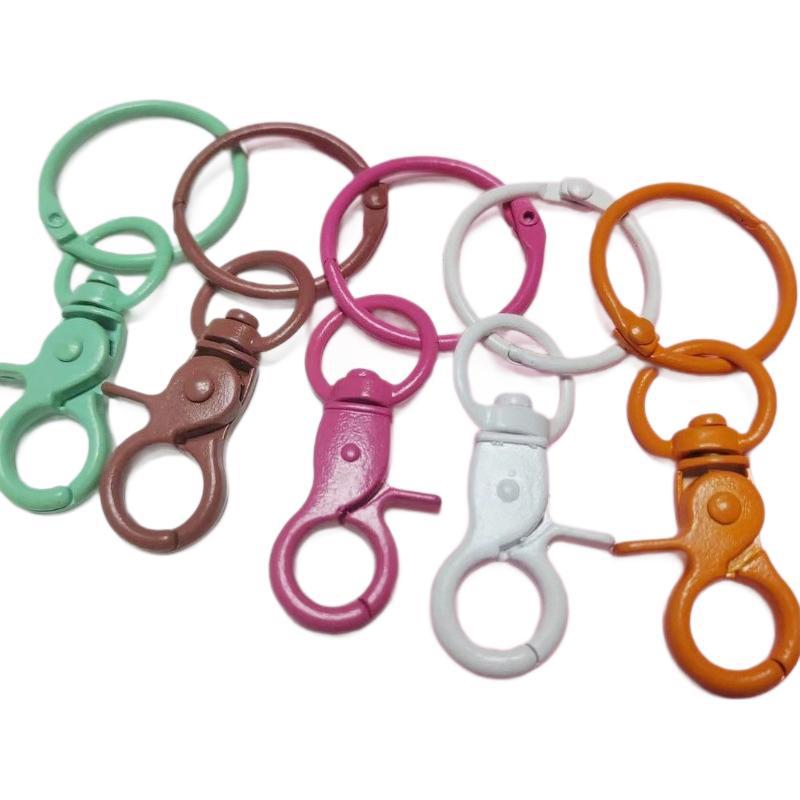 Set da 5 Pezzi/set Set di Fermagli Colorati per Cani Fermaglio per Cancelleria Spot Vendita all'Ingrosso Fermaglio Fai da Te Fibbia a Gancio Fibbia Fibbia Gancio Portachiavi in Lega di Zinco