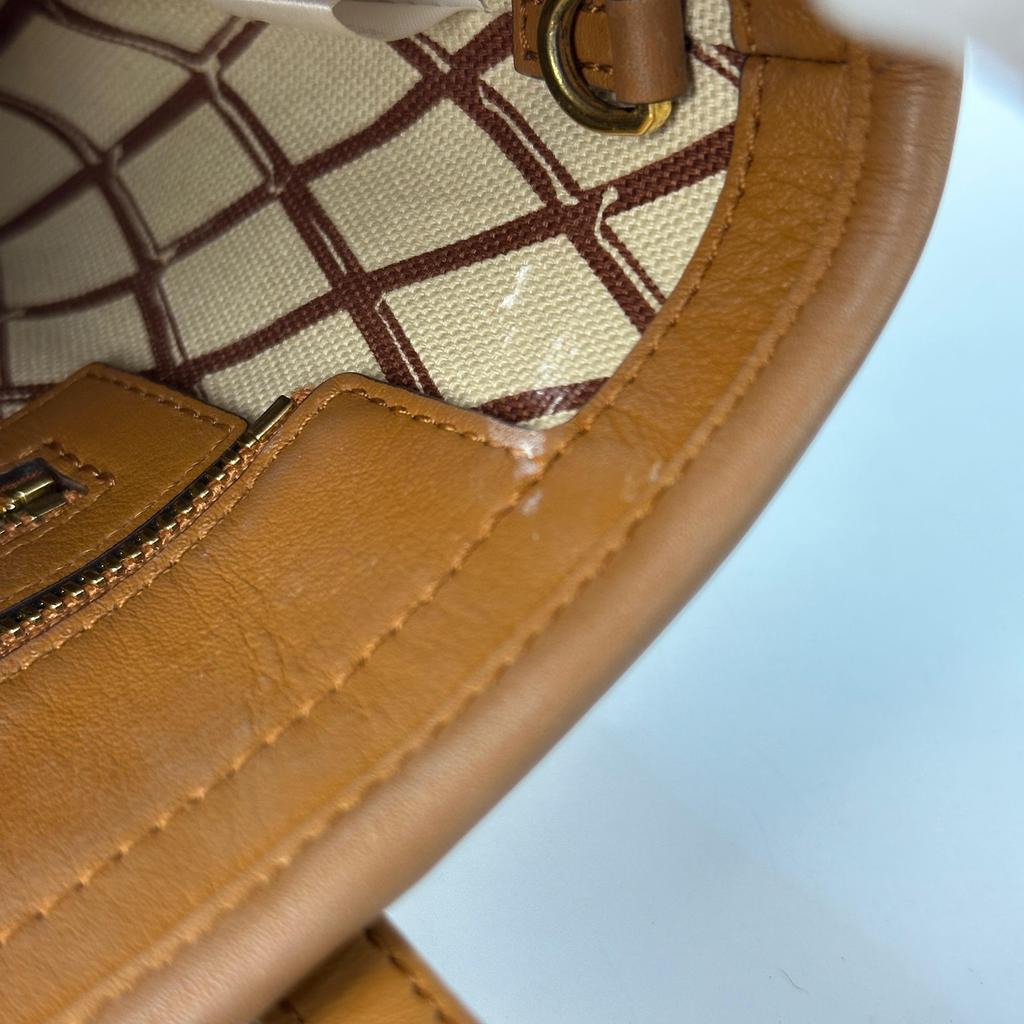 [Pre-Owned] Toni Classic Monogram Print Tote Crossbody Shopping Bag - Good #NC2OR2