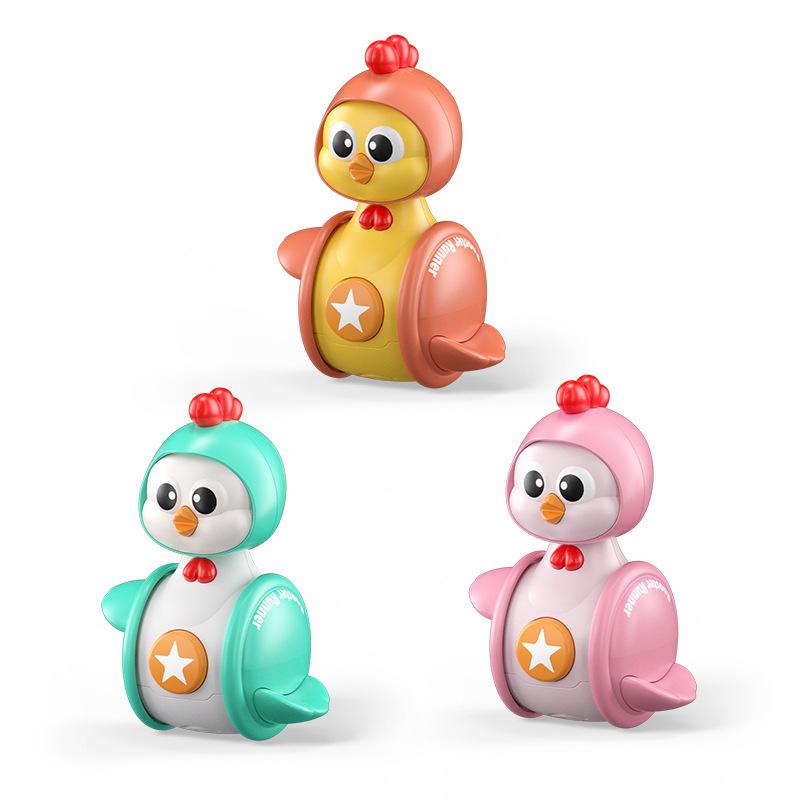 Moe Chicken Baby Soothing Tumbler Toy - Educational and Drop-Resistant for Early Learning and Kindergarten Fun
