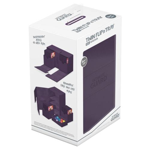 Ultimate Guard Twin Flip Tray Deck Case 160+ Xeno Skin Monochrome (Purple)
