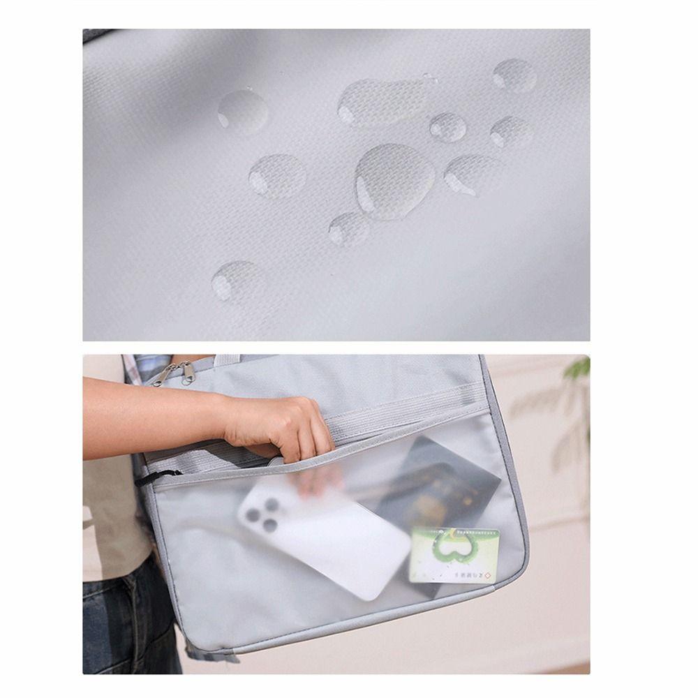 Creative Stamp Storage Bag Multi Slot Document Organizer Easy To Carry File Storage Case  Office