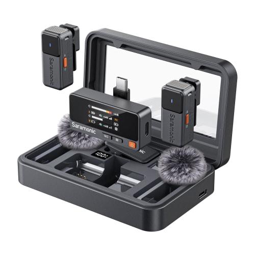 

Saramonic Air Wireless Lapel Microphone, Type-C Wireless, Compatible with iPhone 16/15 Series and Android Cameras, with 2-Level Noise Cancellation, Sm