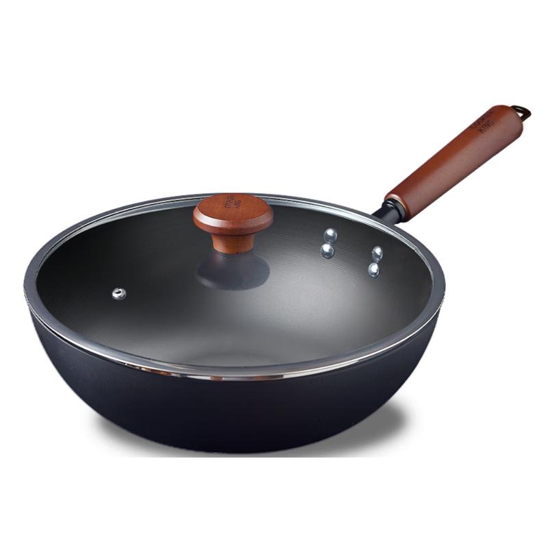Chu Da Huang 30cm Uncoated Wrought Iron Wok
