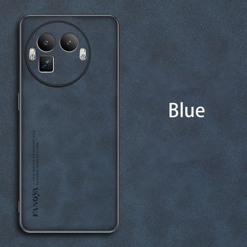Retro Leather Skin Feel Case For Realme GT8 Pro Realme GT 8 Pro RealmeGT8Pro G Shockproof Matte Silicone Soft Case Cover
