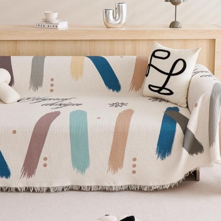 Sofa Throw Blankets Towel Camping Picnic Large Blanket Leisure Beach Towel Printed Pattern Travel Tassels Blanket S161