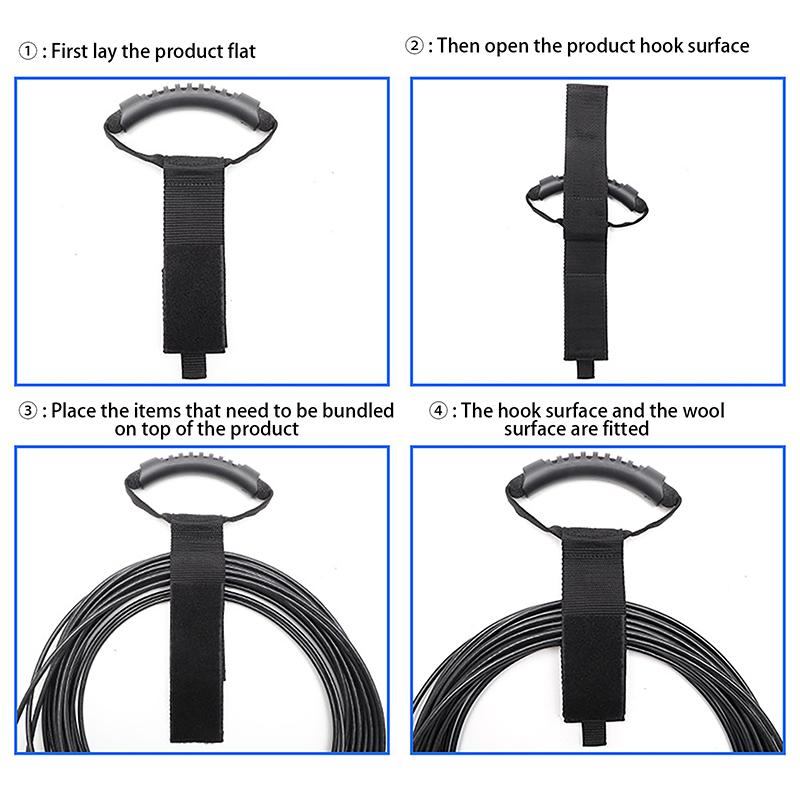 Kraftiga förvaringsband Vattenrörsförvaringsorganisatörer Bärbara band för tunga föremål