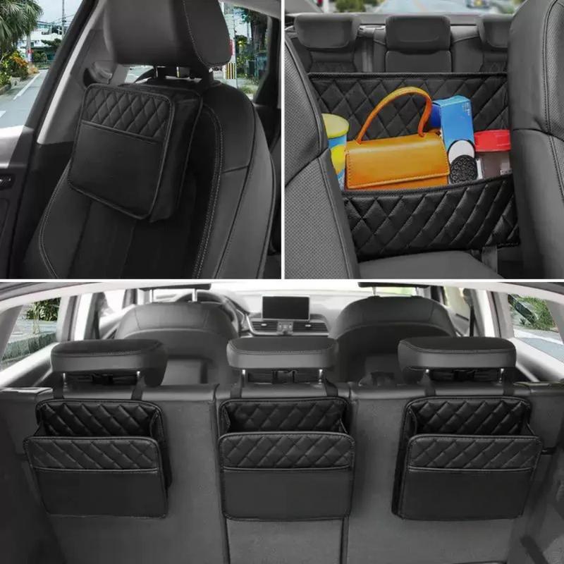 Car Seat Storage Bag, Multifunctional Car Trash Bag, Hanging Storage Bag