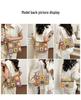Frühlings-Häkelblumen-Patchwork-Stroh-Quadrattasche - Damen Retro Gewebte Crossbody- und Umhängetasche