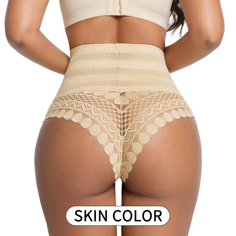 

Women s New Summer Net Gauze Breathable Without Trace Girdle Waist Lift Hip Abdominal Beauty Body Shaping Briefs XXL тілесний