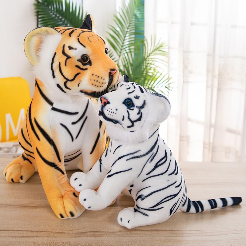 Simulated tiger plush toy super cute doll ragdoll scratcher gift boy plush doll