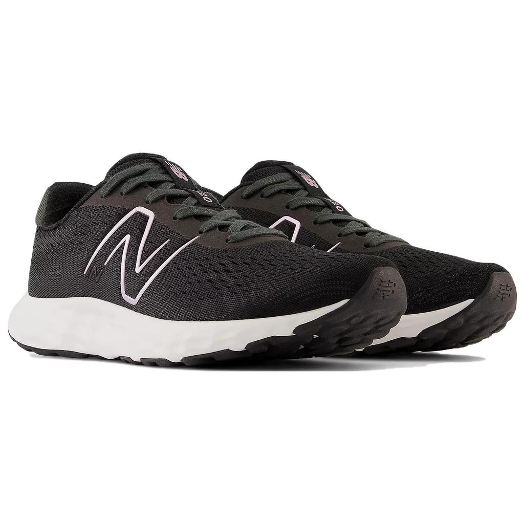 New Balance Nb 520 V8 Classic Texture Low Top Running Shoes Women sneaker Black White W520LB8