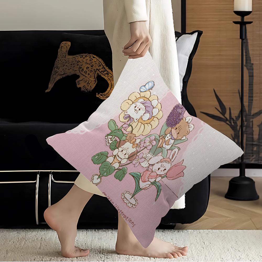 Mikko Anime Pillow Cover Design Cushion Cover Decor Holiday Decorati