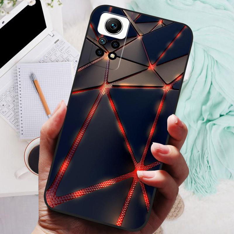 Cover For Redmi Note 12 Pro 4G Case Silicone Painted Soft Protective Black Coque For Xiaomi Redmi Note12 Pro 4G NFC Cartoon TPU
