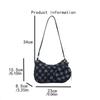 Tassels Denim Underarm Bag New Design Women's Handbag Fashion Single Shoulder Bag  Female