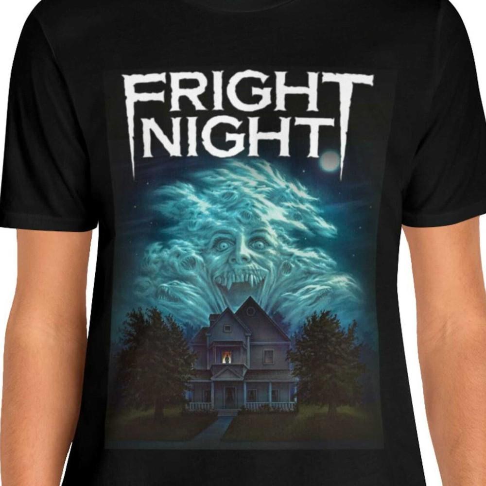 FRIGHT NIGHT Tshirt T shirt T-shirt Shirt Vintage Aesthetic Unisex Movie Poster Unisex T-Shirt XXL