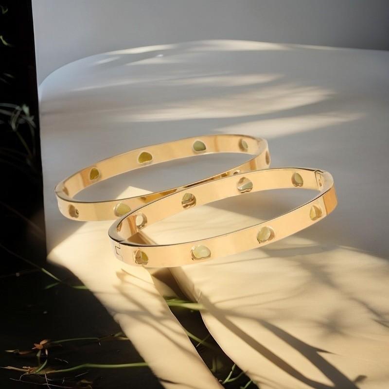 Bracelet Girls Niche Titanium Steel Jewelry Premium Sense Ins Wind Nail Opening Jewelry