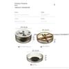 Divided Serving Tray with Luxury Lid Dried Fruit Storage Box 4 Grid Nuts Platter Candy Plate for Home Appliance