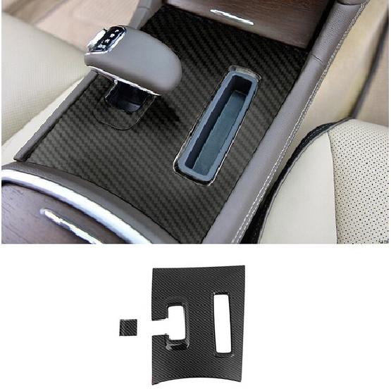 Carbon Fiber Gear Shift Box Cover Trim For Dodge Charger /Chrysler 300 2010-2014