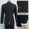 HOLOUN P4 Game Yu Narukami Cosplay Costume Wig School Uniform Embroidery Plaid Collar Suit Pants White Shirt Daily Wear