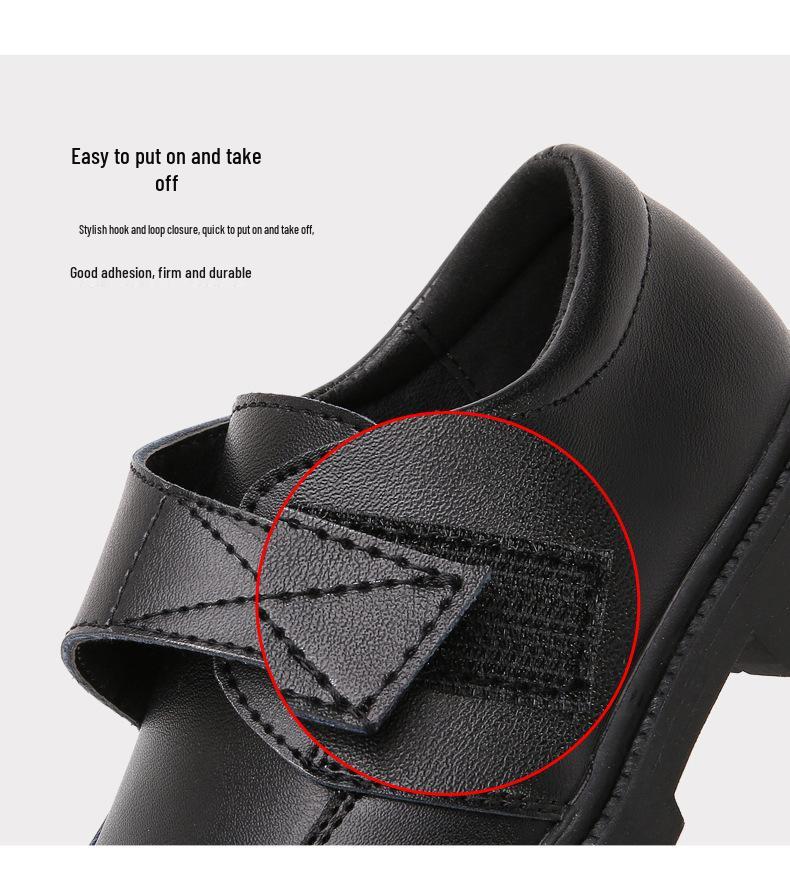 Boy's Soft Sole Leather Shoes for Spring & Autumn 2025 - Korean & British Style for Students