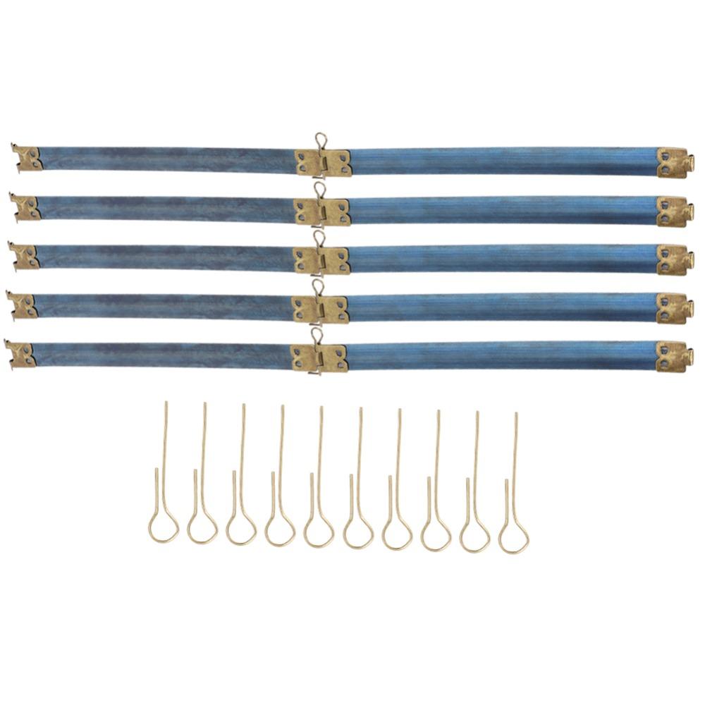 10pcs Metal Internal Frame DIY Bag Frames 7.87 Inch Size Handbag Hinges Clips For DIY Sewing