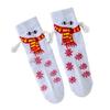 Christmas Decorations Christmas Hand In Hand Socks Couple Socks Personalized Eyes Magnetic Magnet Stone