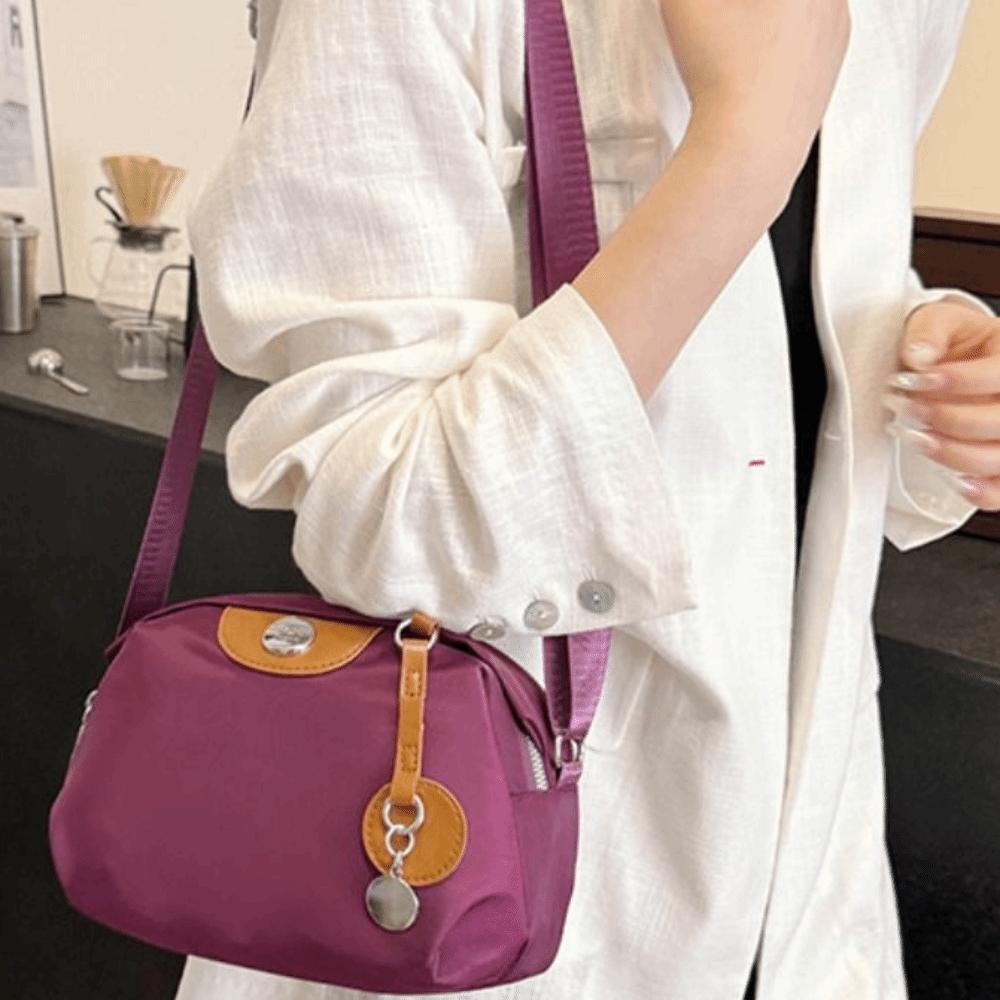 Wasserdichte Schale Nylon Crossbody Tasche Lässige Handytasche Umhängetasche Messenger Schultertasche Reise