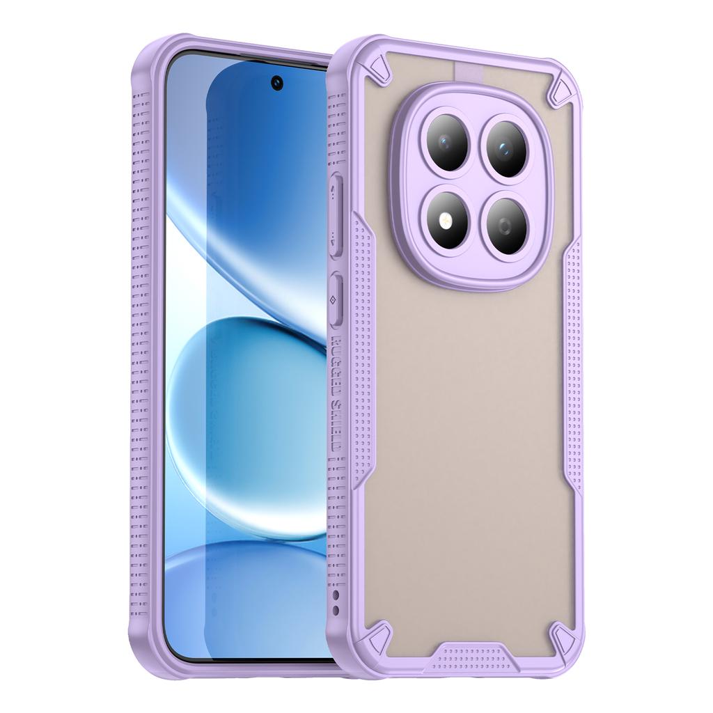 For Xiaomi Redmi Note 15 Pro 5G (Global) Case PC + TPU Semi-Transparent Frosted Finish Protective Phone Cover