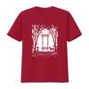 Japanese Style T Shirt with Floating Torii Gate Japan Shinto Shrine Deer Miyajima Nature Print for Men in Various Sizes