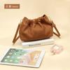 Cloud Clutch Purses for Women Dumpling Bag Soft Genuine Leather Underarm Bag Cowhide Handbag Small Flap Crossbody Bags